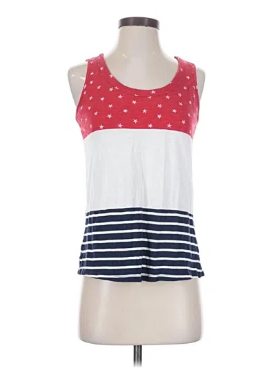 Pre-owned 24/7 Maurices Tank Top Red Halter Neckline Tops