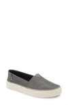 Toms Parker Platform Slip-on Sneaker In Grey Fabric