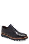 Ike Behar Bolt Wingtip In Navy