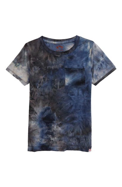 Appaman Kids' Concert T-shirt In Navy Tie Dye