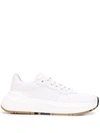 Bottega Veneta Speedster Leather Sneakers In White