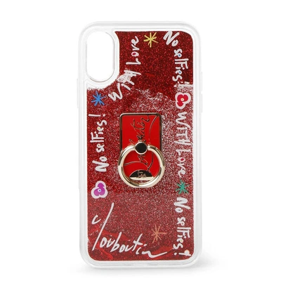 Christian Louboutin Loubiring Iphone X/xs Case In Red Multi