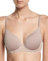 Simone Perele Caresse 3d Plunge Spacer Bra In Nutmeg