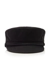 MAISON MICHEL New Abby Cotton Baker Boy Hat,766452