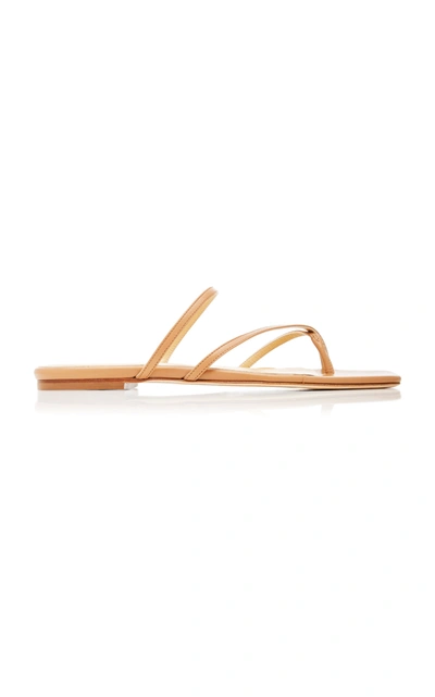 Aeyde Marina Strappy Sandals In Brown