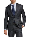 CANALI MEN'S PLAID WOOL SUIT,PROD228740056