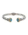 KONSTANTINO ASTRIA AQUAMARINE HINGED BRACELET,PROD229850143