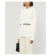 Ambush Off-white Logo Crewneck Sweatshirt In Off+white