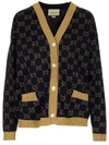 GUCCI GUCCI GG LAMÉ CARDIGAN