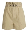 ISABEL MARANT ÉTOILE HIGH-WAIST RIKE CARGO SHORTS,15169795