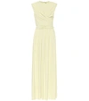 Isabel Marant Guciene Jersey Midi Dress In Yellow