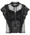 ISABEL MARANT TILLY LACE TOP,P00437728