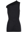 RICK OWENS LILIES JERSEY ONE-SHOULDER TOP,P00444779