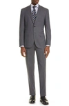 CANALI SIENA SOFT CLASSIC FIT HOUNDSTOOTH WOOL SUIT,BR02044502L1329037Z1