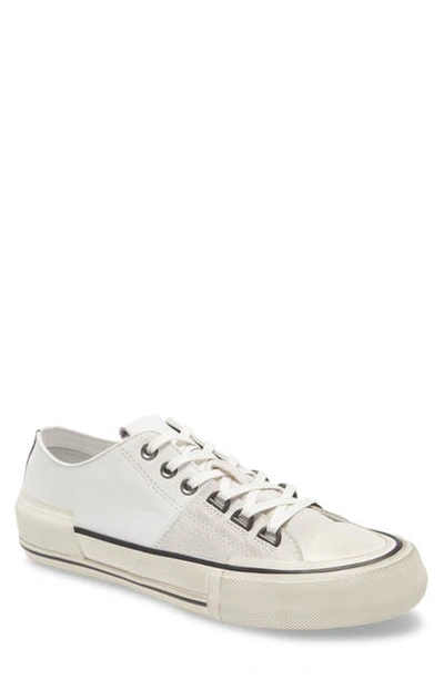 Allsaints Men's Jago Leather Low-top Sneakers In Off White