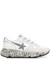 GOLDEN GOOSE ZEBRA PRINT RUNNING SOLE SNEAKERS