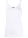 Dolce & Gabbana Racer Back Vest Top In White