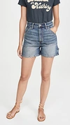 LEE VINTAGE MODERN HIGH RISE DUNGAREE SHORTS