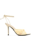 ALEVÌ ANKLE TIE HEELED SANDALS