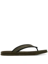 Valentino Garavani Men's  Green Polyester Flip Flops