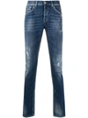 DONDUP GEORGE MID-RISE SKINNY JEANS