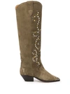 ISABEL MARANT STUDDED KNEE-HIGH BOOTS