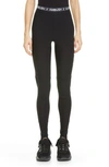 AMBUSH LOGO PRINT SCUBA STIRRUP PANTS,12112087