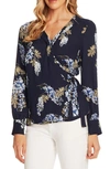 VINCE CAMUTO WEEPING WILLOWS WRAP BLOUSE,9120100
