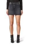 HUDSON THE VIPER CUTOFF DENIM MINISKIRT,W834DUG