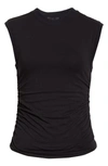 ATM ANTHONY THOMAS MELILLO RUCHED MUSCLE TEE,AW1356-XA