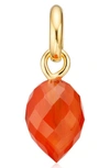 Yellow Gold/ Orange Carnelian