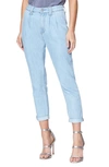 PAIGE PLEATED TROUSER JEANS,6026G34-8096