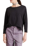 ALEX MILL RAGLAN LONG SLEEVE TOP,WK272124