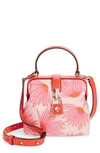 KATE SPADE SMALL REMEDY FALLING FLOWER SATCHEL,PXRUB113