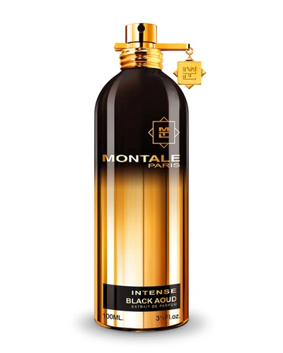 Montale 3.4 Oz. Intense Black Aoud Extrait De Parfum In White