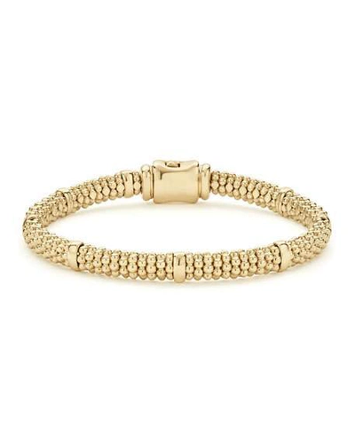 Lagos Caviar Gold Collection 18k Gold Beaded Bracelet