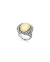 LAGOS HIGH BAR OVAL DOME RING,PROD230090174