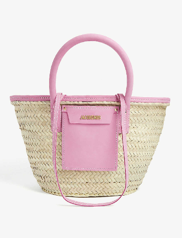 jacquemus le panier soleil straw bag