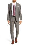 TED BAKER JAY TRIM FIT SOLID WOOL SUIT,TB33304 358