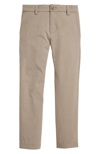 Vineyard Vines Kids' Performance Breaker Trousers In Khaki