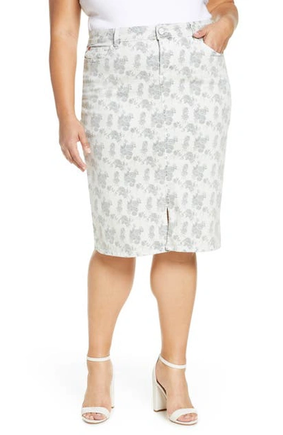 Slink Jeans Floral Roses Jean Skirt