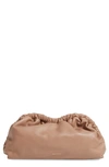 MANSUR GAVRIEL CLOUD LAMBSKIN CLUTCH,WR19H004KQ