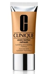 Clinique Even Better Refresh Hydrating And Repairing Makeup Full-coverage Foundation In 34 Nutty