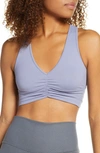 Alo Yoga Wild Thing Bra In Blue Moon