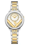 FENDI RUN AWAY DIAMOND BRACELET WATCH, 28MM,F711124000D2