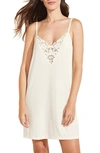 Eberjey Naya Double Inset Chemise In Ivory
