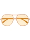 GUCCI GG0706S NAVIGATOR-FRAME SUNGLASSES