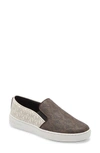 Michael Michael Kors Keaton Slip-on Sneaker In Brown/ Brown