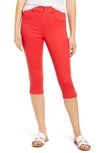 HUE ULTRASOFT HIGH WAIST CAPRI DENIM LEGGINGS,U21373