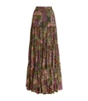 GIAMBATTISTA VALLI FLORAL SILK MAXI SKIRT,15169769